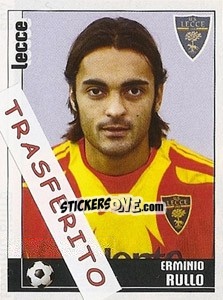 Sticker Erminio Rullo - Calciatori 2006-2007 n. 607 - Panini