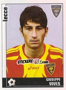 Sticker Giuseppe Vives - Calciatori 2006-2007 n. 610 - Panini