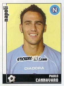 Cromo Paolo Cannavaro - Calciatori 2006-2007 - Panini