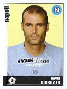 Figurina David Giubilato - Calciatori 2006-2007 - Panini