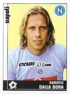 Sticker Samuele Dalla Bona - Calciatori 2006-2007 - Panini