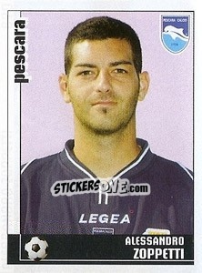 Cromo Alessandro Zoppetti - Calciatori 2006-2007 - Panini