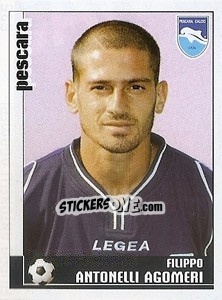 Sticker Filippo Antonelli Agomeri - Calciatori 2006-2007 - Panini