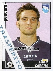 Sticker Andrea Carozza - Calciatori 2006-2007 - Panini