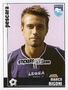 Cromo Marco Rigoni - Calciatori 2006-2007 - Panini