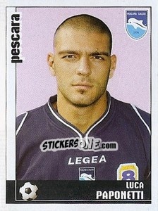 Figurina Luca Paponetti - Calciatori 2006-2007 - Panini