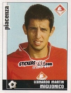 Cromo Leonardo Martin Miglionico - Calciatori 2006-2007 - Panini