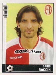 Cromo Dario Baccin - Calciatori 2006-2007 - Panini