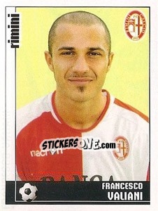 Sticker Francesco Valiani - Calciatori 2006-2007 - Panini