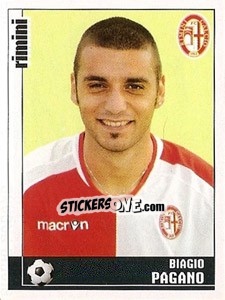 Sticker Biagio Pagano - Calciatori 2006-2007 - Panini