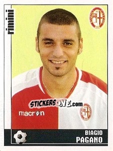 Cromo Biagio Pagano - Calciatori 2006-2007 - Panini