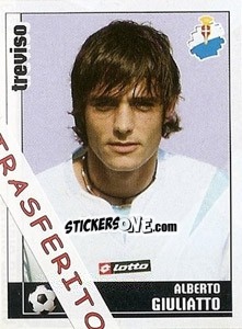 Sticker Alberto Giuliatto - Calciatori 2006-2007 - Panini