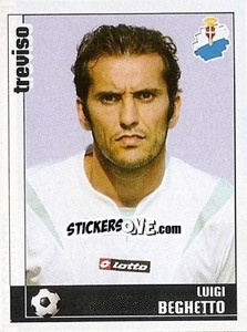 Sticker Luigi Beghetto - Calciatori 2006-2007 n. 743 - Panini