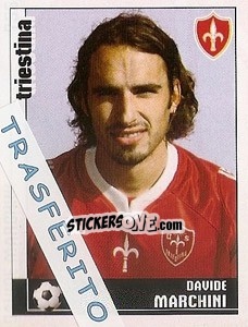 Sticker Davide Marchini - Calciatori 2006-2007 - Panini