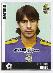 Figurina Federico Nieto - Calciatori 2006-2007 - Panini