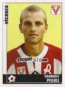 Sticker Emanuele Pesoli - Calciatori 2006-2007 - Panini