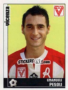 Sticker Emanuele Pesoli - Calciatori 2006-2007 - Panini