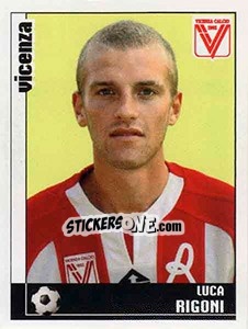 Sticker Luca Rigoni - Calciatori 2006-2007 n. 788-ex - Panini