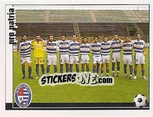 Sticker Pro Patria 1919s.r.l. - Calciatori 2006-2007 - Panini