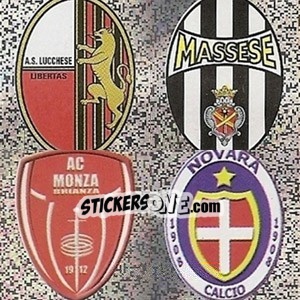 Sticker Lucchese / Massese / Monza / Novara - Calciatori 2006-2007 n. B - Panini