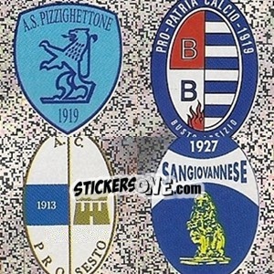 Sticker Pizzighettone - Pro Patria - Pro Sesto - Sangiovannese - Calciatori 2006-2007 n. D - Panini