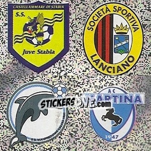 Figurina Juve Stabia - Lanciano - Manfredonia - Martina - Calciatori 2006-2007 - Panini