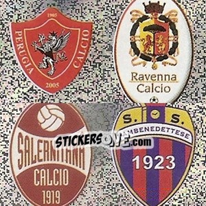 Sticker Perugia - Ravenna - Salernitana - Sambenedettese - Calciatori 2006-2007 n. H - Panini