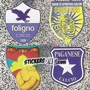 Cromo Foligno - Giugliano - Gubbio - Paganese - Calciatori 2006-2007 - Panini