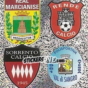 Sticker Real Marcianise - Rende - Sorrento - Val Di Sangro - Calciatori 2006-2007 n. V - Panini