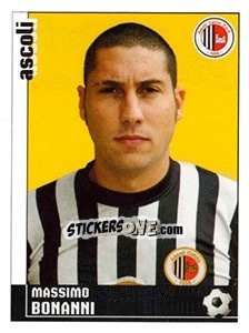 Sticker Massimo Bonanni (Ascoli) - Calciatori 2006-2007 n. A4 - Panini