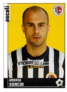 Figurina Andrea Soncin (Ascoli) - Calciatori 2006-2007 - Panini