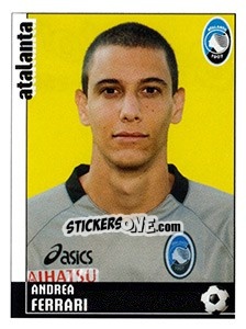 Sticker Andrea Ferrari (Atalanta) - Calciatori 2006-2007 n. A7 - Panini