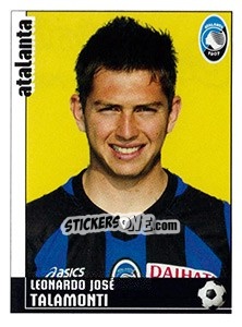 Sticker Leonardo José Talamonti (Atalanta) - Calciatori 2006-2007 n. A9 - Panini