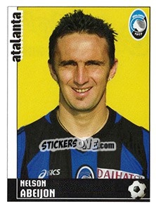 Sticker Nelson Abeijon (Atalanta) - Calciatori 2006-2007 n. A10 - Panini