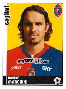 Figurina Davide Marchini (Cagliari) - Calciatori 2006-2007 - Panini