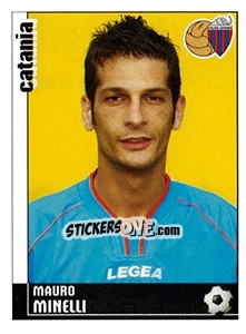 Figurina Mauro Minelli (Catania) - Calciatori 2006-2007 - Panini