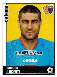 Cromo Giorgio Lucenti (Catania) - Calciatori 2006-2007 - Panini