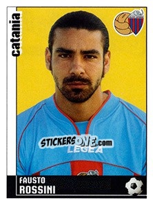 Sticker Fausto Rossini (Catania) - Calciatori 2006-2007 - Panini