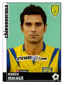 Cromo Marco Malagò (Chievoverona) - Calciatori 2006-2007 - Panini