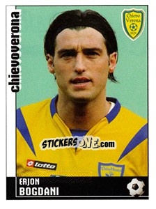 Cromo Erjon Bogdani (Chievoverona) - Calciatori 2006-2007 - Panini