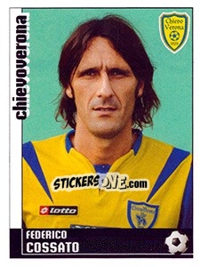 Cromo Federico Cossato (Chievoverona) - Calciatori 2006-2007 - Panini