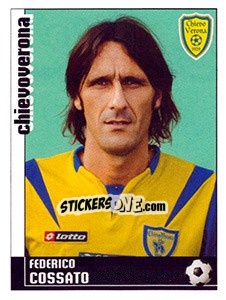 Figurina Federico Cossato (Chievoverona) - Calciatori 2006-2007 - Panini