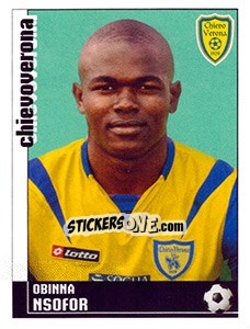 Sticker Obinna Nsofor (Chievoverona) - Calciatori 2006-2007 n. A30 - Panini