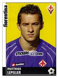 Sticker Matthias Lepiller (Fiorentina) - Calciatori 2006-2007 - Panini