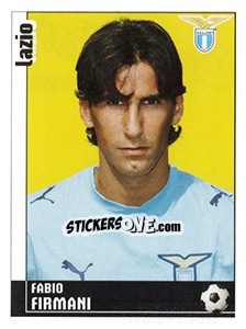 Sticker Fabio Firmani (Lazio) - Calciatori 2006-2007 - Panini