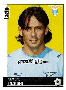 Sticker Simone Inzaghi (Lazio) - Calciatori 2006-2007 n. A54 - Panini