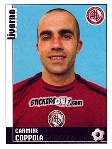 Sticker Carmine Coppola (Livorno) - Calciatori 2006-2007 - Panini