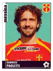 Sticker Gabriele Paoletti (Messina) - Calciatori 2006-2007 n. A62 - Panini