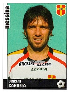 Sticker Vincent Candela (Messina) - Calciatori 2006-2007 n. A63 - Panini
