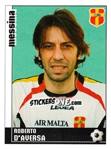 Sticker Roberto D'Aversa (Messina) - Calciatori 2006-2007 n. A64 - Panini